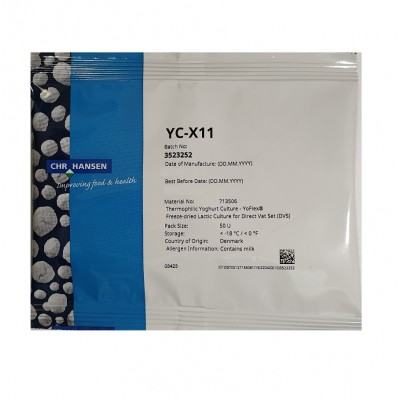 Термофильная закваска для йогурта YC-X11 Хансен, 50U